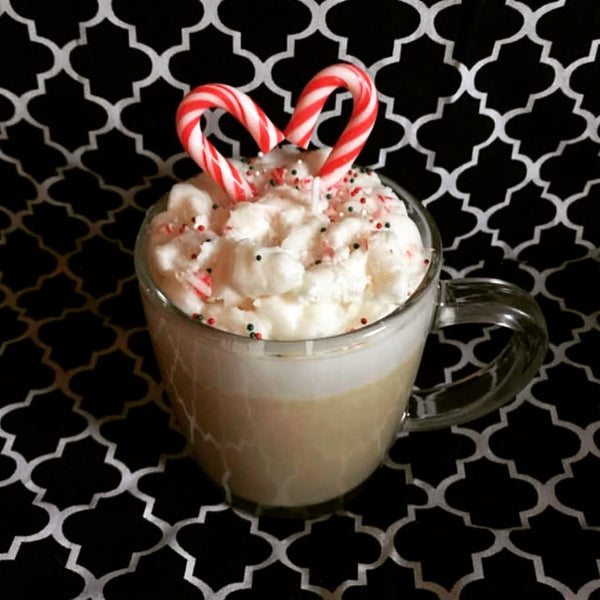 White Chocolate Mocha Peppermint Latte Candle